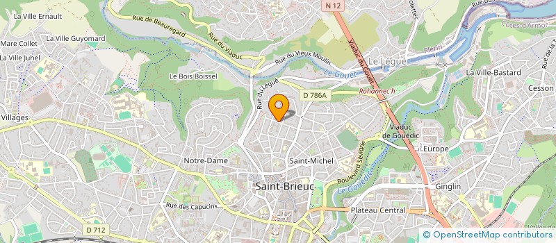 localisation de l'entreprise SARL CELAD à SAINT-BRIEUC