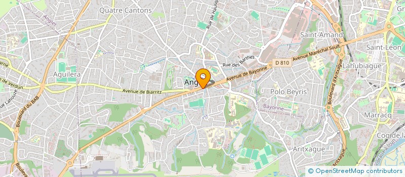 localisation de l'entreprise SARL CELAM  ANGLET