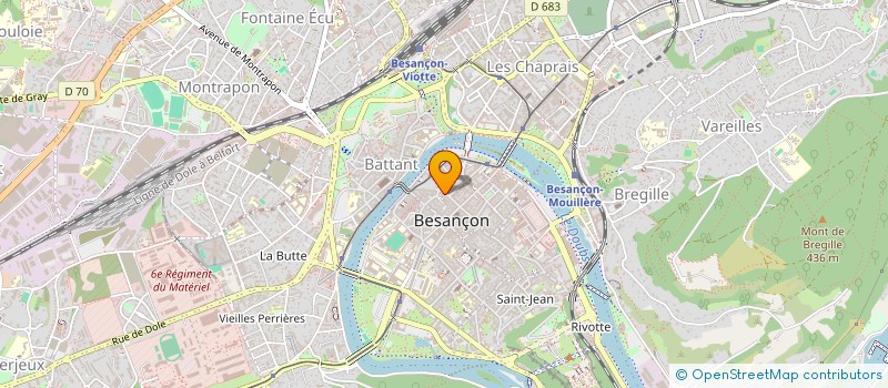 localisation de l'entreprise SARL CELINE à BESANCON