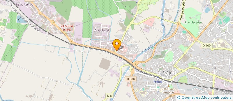 localisation de l'entreprise SARL CELIOU à FREJUS