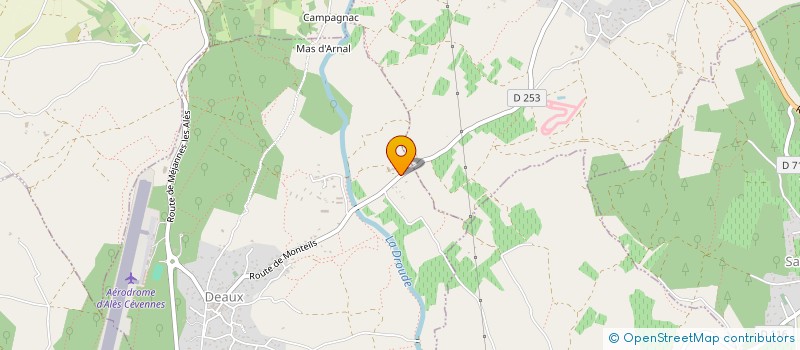 localisation de l'entreprise SARL CELLIER BOISSET MECANIQUE AGRICOLE  VEZENOBRES