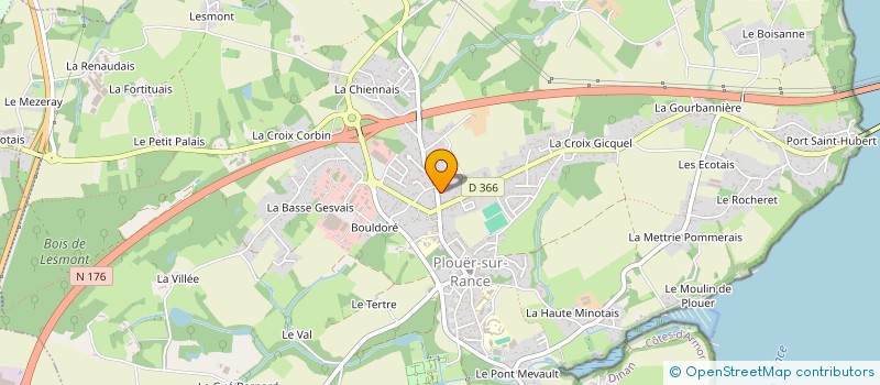 localisation de l'entreprise SARL CELTIQUE TP à PLOUER SUR RANCE