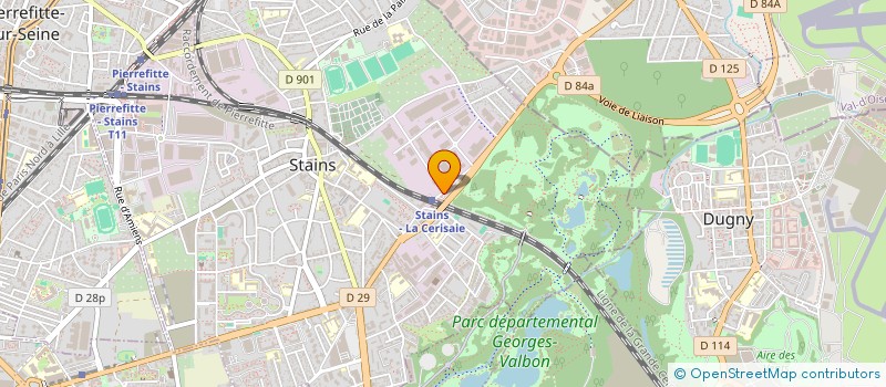 localisation de l'entreprise SARL CEM à STAINS