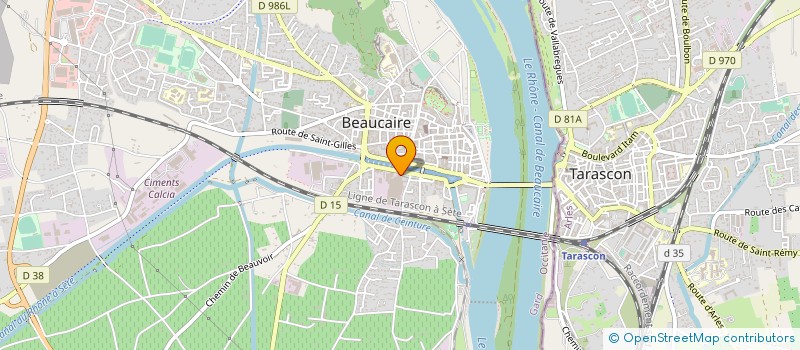 localisation de l'entreprise SARL CEMA à BEAUCAIRE