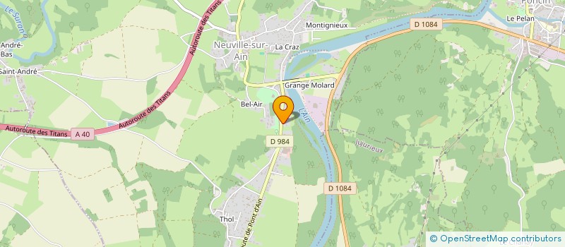 localisation de l'entreprise SARL CEMAN FRERES  NEUVILLE-SUR-AIN