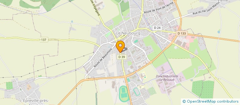 localisation de l'entreprise SARL CEMATH  LE NEUBOURG