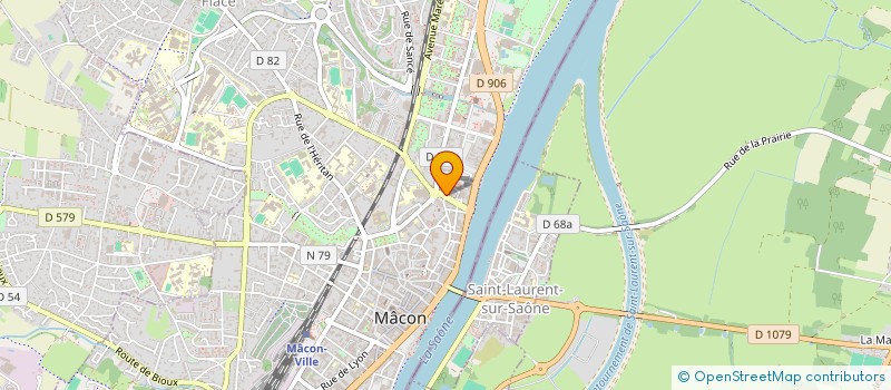 localisation de l'entreprise SARL CENTR'AFFAIRES A.I.F. à MACON