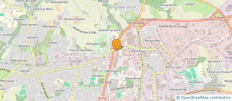 localisation de l'entreprise SARL CENTRAL AUTO à BREST