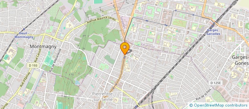 localisation de l'entreprise SARL CENTRALE ALTERNANCE PROTECTION  PIERREFITTE-SUR-SEINE