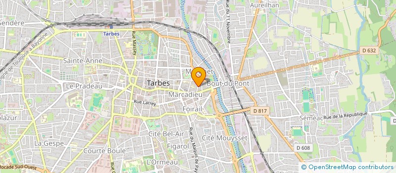 localisation de l'entreprise SARL CENTRALE PLUS à TARBES