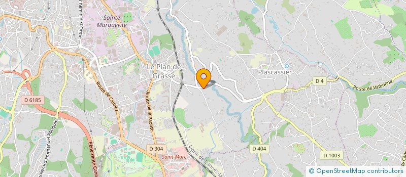 localisation de l'entreprise SARL CENTRE AUTO  GRASSE