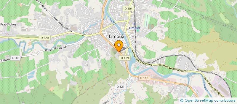 localisation de l'entreprise SARL CENTRE AUTO LIMOUXIN à LIMOUX