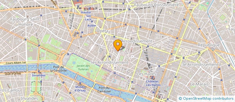 localisation de l'entreprise SARL CENTRE D'OBSERVATION DES LIVRES  PARIS