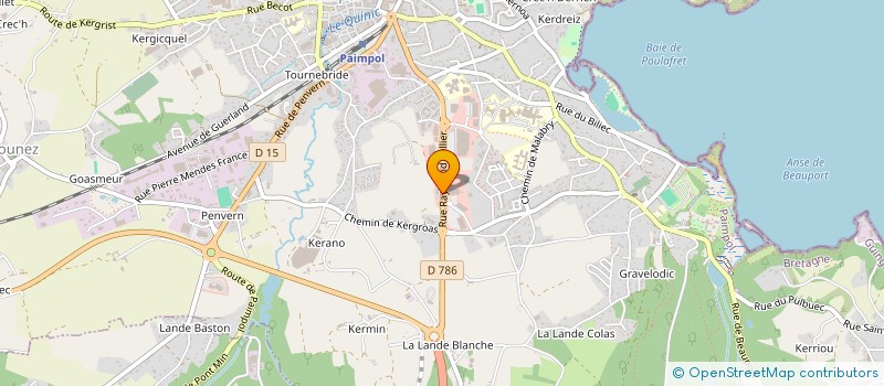 localisation de l'entreprise SARL CENTRE DE CONTROLE PAIMPOLAIS à PAIMPOL