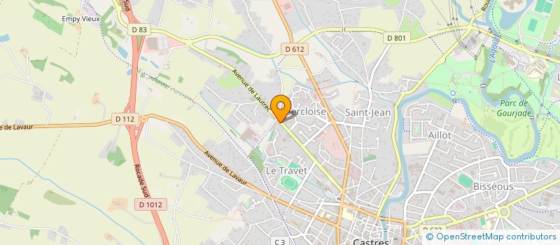localisation de l'entreprise SARL CENTRE DE DETECTION PARASITAIRE à CASTRES