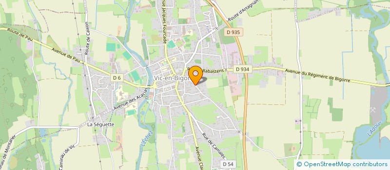 localisation de l'entreprise SARL CENTRE DE LUTTE ANTI FEU à VIC-EN-BIGORRE