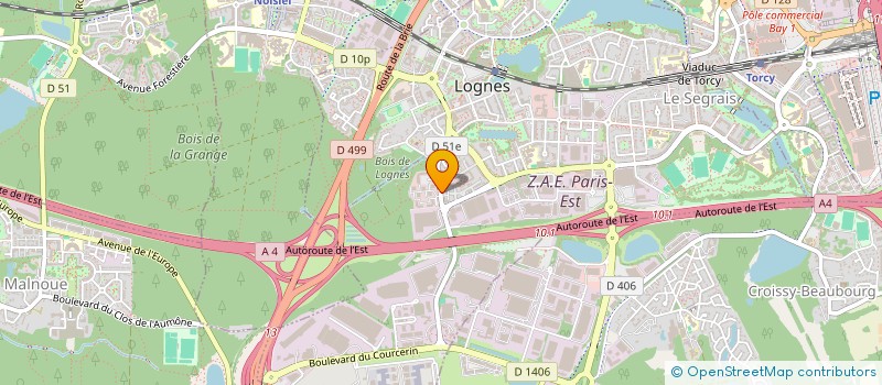 localisation de l'entreprise SARL CENTRE DE PROTECTION ET DE SECURITE à LOGNES