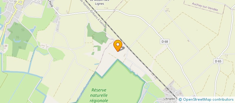 localisation de l'entreprise SARL CENTRE EQUESTRE DES EGAGERIES  LES VELLUIRE-SUR-VENDEE