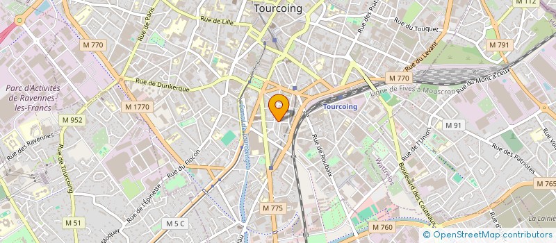localisation de l'entreprise SARL CENTRE ESTHETIQUE AGATHE à TOURCOING
