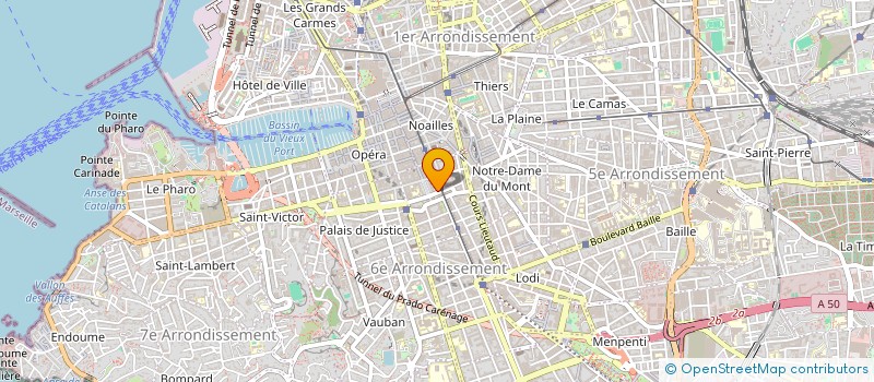localisation de l'entreprise SARL CENTRE MODERNE DE SOINS ESTHETIQUES à MARSEILLE