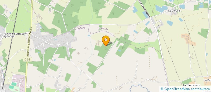 localisation de l'entreprise SARL CENTRE MULTISERVICES EUROPEEN  SOULLANS