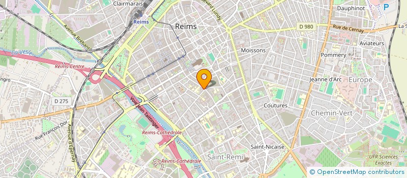 localisation de l'entreprise SARL CENTRE REGIONAL DE CONDUITE à REIMS