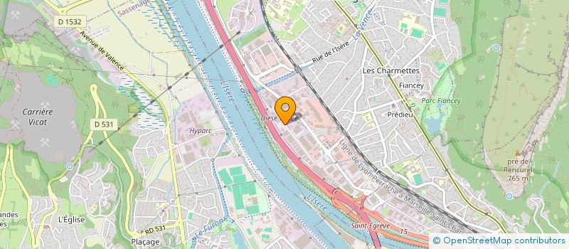 localisation de l'entreprise SARL CENTURIONS 38 à SAINT-EGREVE