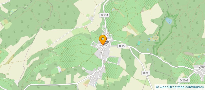 localisation de l'entreprise SARL CEPAVE  TRIGNY