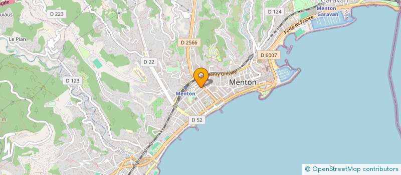 localisation de l'entreprise SARL CERA à MENTON
