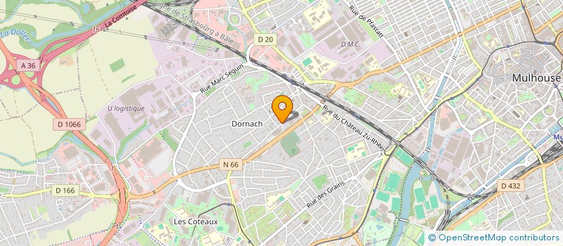 localisation de l'entreprise SARL CERAMAT à MULHOUSE