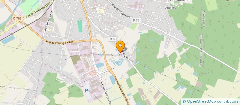 localisation de l'entreprise SARL CERAMIQUES ET REFRACTAIRES SOLOGNE à ROMORANTIN-LANTHENAY