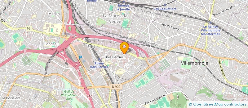 localisation de l'entreprise SARL CERINE à ROSNY-SOUS-BOIS