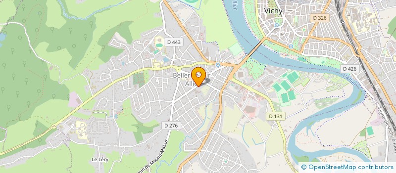 localisation de l'entreprise SARL CERINE à BELLERIVE-SUR-ALLIER
