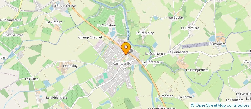 localisation de l'entreprise SARL CERISIER  REMOUILLE