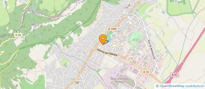 localisation de l'entreprise SARL CERISOFT à CROLLES