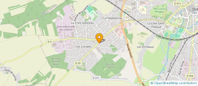 localisation de l'entreprise SARL CERPAG à VERNOUILLET