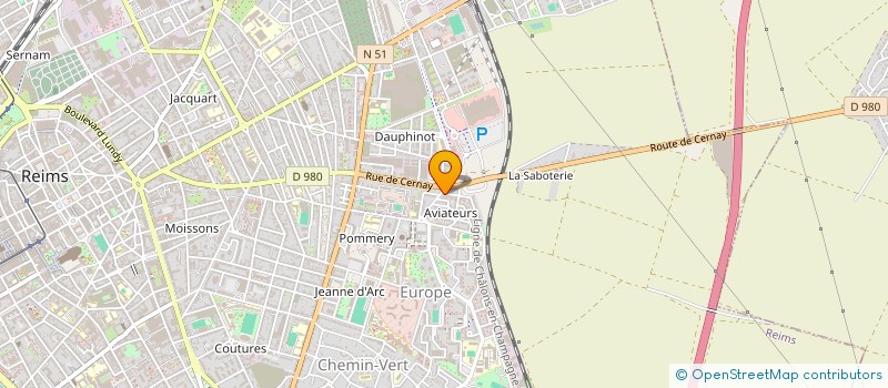 localisation de l'entreprise SARL CERTE à REIMS