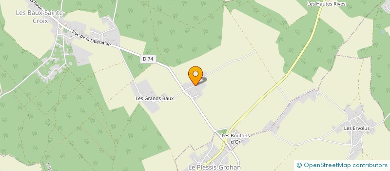 localisation de l'entreprise SARL CESAM  LES BAUX-SAINTE-CROIX