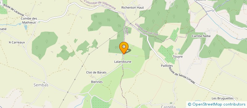 localisation de l'entreprise SARL CESSAC  CASTELLA