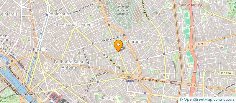 localisation de l'entreprise SARL CETA  PARIS