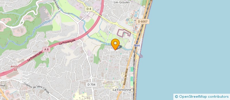 localisation de l'entreprise SARL CETARPSY à ANTIBES