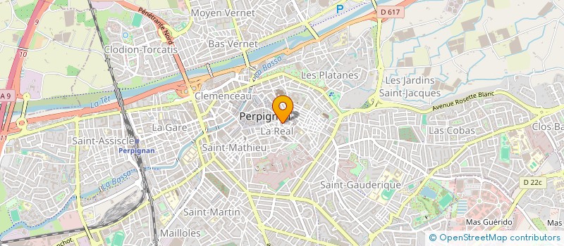 localisation de l'entreprise SARL CETIM  PERPIGNAN