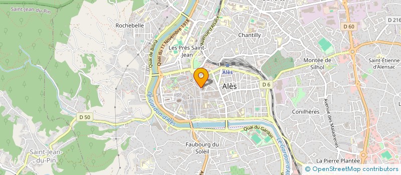 localisation de l'entreprise SARL CEVET  ALES