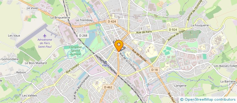 localisation de l'entreprise SARL CEYSSEL à FLERS