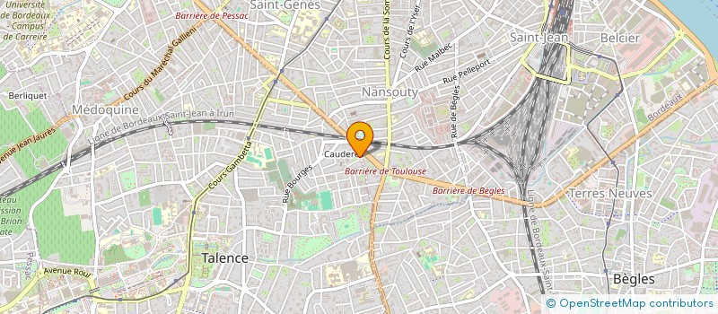 localisation de l'entreprise SARL CF 2P à TALENCE