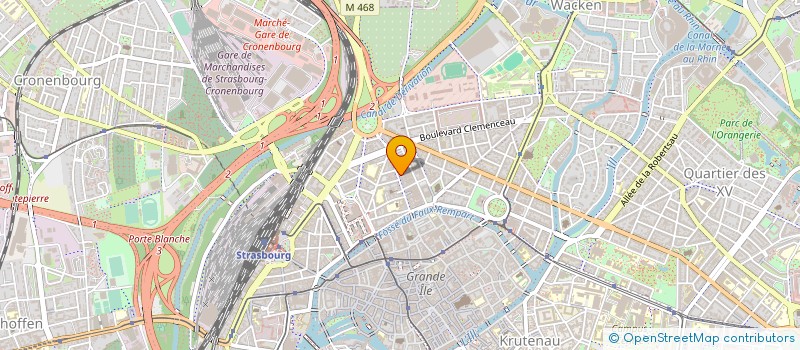localisation de l'entreprise SARL CFA OMBRES ET LUMIERES à STRASBOURG