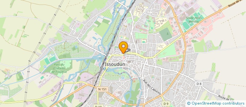 localisation de l'entreprise SARL CFCX à ISSOUDUN