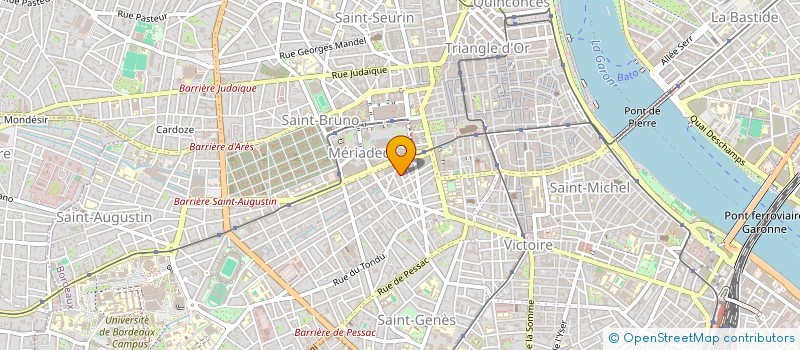 localisation de l'entreprise SARL CFDJS à BORDEAUX