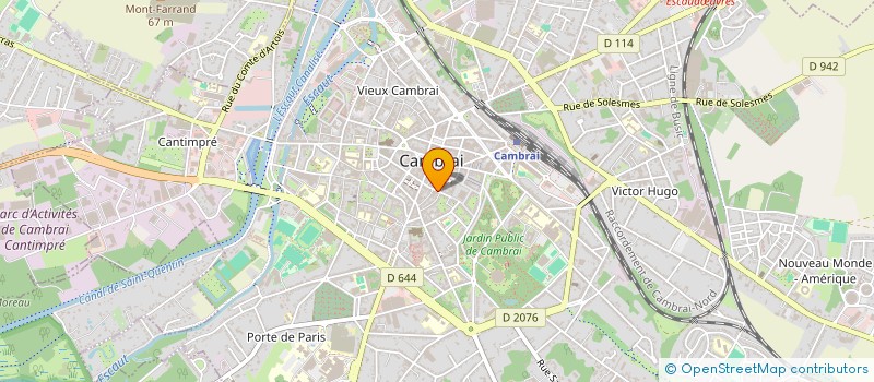 localisation de l'entreprise SARL CG CUISINES à CAMBRAI