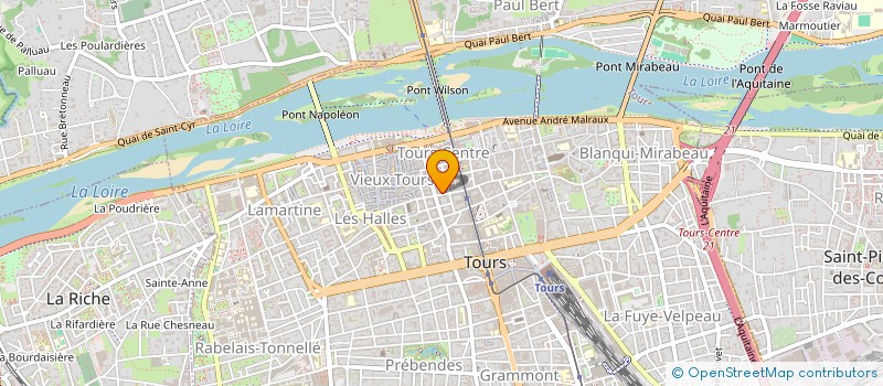 localisation de l'entreprise SARL CG-DIFFUSION à TOURS